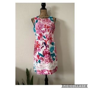 Pink floral dress 🌸 🌷